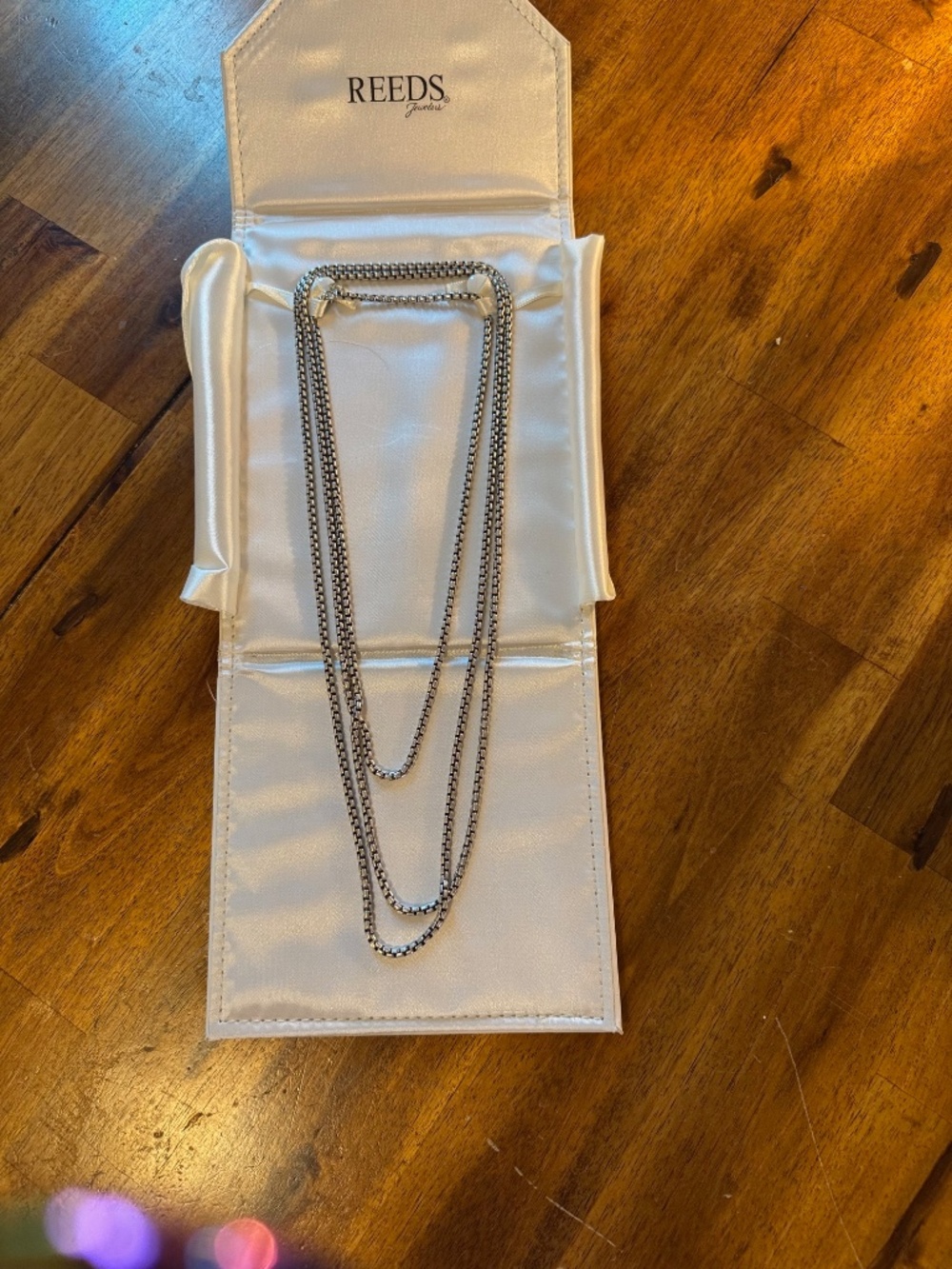 David Yurman Sterling Silver Box Chain 73 inches